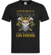 Чоловіча футболка Valhalla skull Чорний фото
