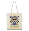 Эко-сумка Valhalla skull Бежевый Эко-сумка Valhalla skull Бежевый фото