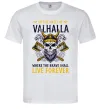 Чоловіча футболка Valhalla skull Білий фото