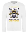 Свитшот Valhalla skull Белый фото