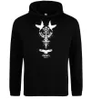 Мужская толстовка (худи) Odin`s raven Черный фото