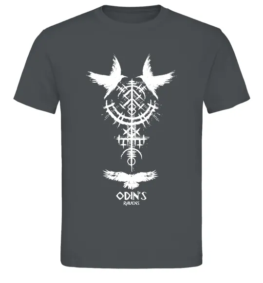 Чоловіча футболка Odin`s raven Графіт фото