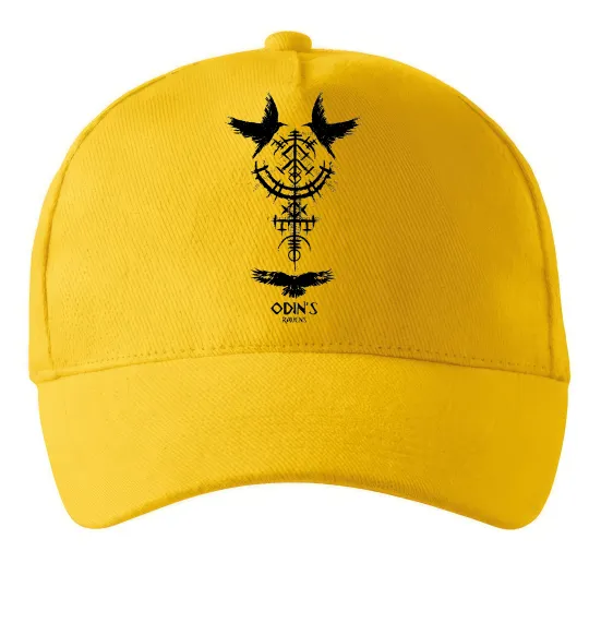 Кепка Odin`s raven Сонячно жовтий фото