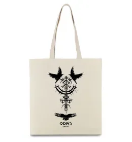 Еко-сумка Odin`s raven Бежевий фото