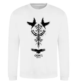 Світшот Odin`s raven Білий фото