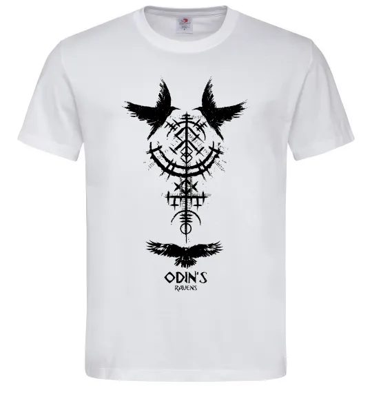 Чоловіча футболка Odin`s raven Білий фото