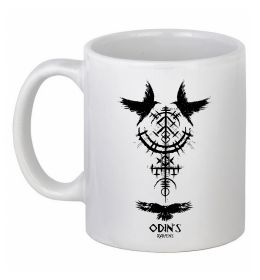 Чашка керамическая Odin`s raven