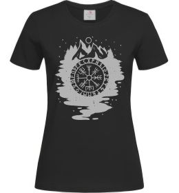 Жіноча футболка Вегвізир в зображенні гір Жіноча футболка Вегвізир в зображенні гір