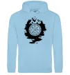 Чоловіча толстовка (худі) Вегвізир в зображенні гір Блакитний фото