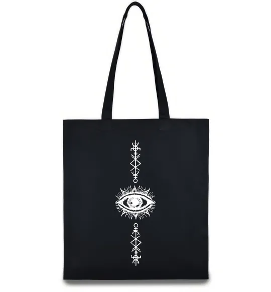 Еко-сумка Cyber Sigil Eye Чорний фото