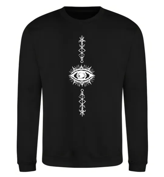 Світшот Cyber Sigil Eye Чорний фото