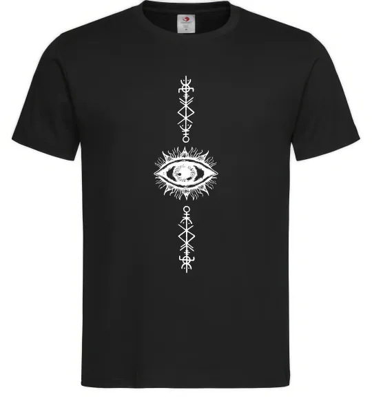 Чоловіча футболка Cyber Sigil Eye Чорний фото