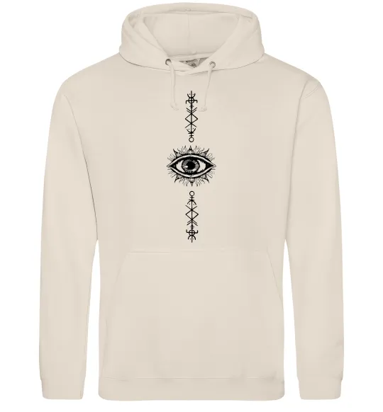 Мужская толстовка (худи) Cyber Sigil Eye Таш фото
