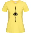 Женская футболка Cyber Sigil Eye Лимонный фото