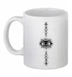 Чашка керамічна Cyber Sigil Eye Білий фото