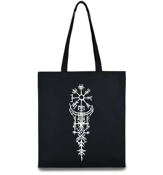 Еко-сумка Скандинавський оберіг Чорний фото