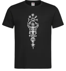 Мужская футболка Скандинавський оберіг Черный фото