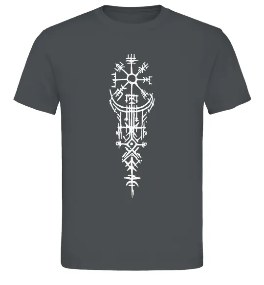 Чоловіча футболка Скандинавський оберіг Графіт фото