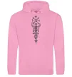 Жіноча толстовка (худі) Скандинавський оберіг Рожевий фото