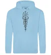 Жіноча толстовка (худі) Скандинавський оберіг Блакитний фото