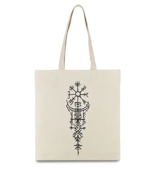 Еко-сумка Скандинавський оберіг Бежевий фото