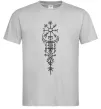Чоловіча футболка Скандинавський оберіг Сірий фото