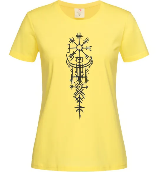Женская футболка Скандинавський оберіг Лимонный фото