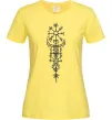 Женская футболка Скандинавський оберіг Лимонный Женская футболка Скандинавський оберіг Лимонный фото