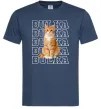 Чоловіча футболка Фото та кличка улюбленця Темно-синій фото