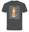 Чоловіча футболка Фото та кличка улюбленця Графіт фото