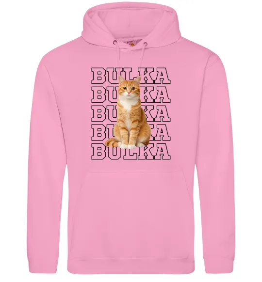 Чоловіча толстовка (худі) Фото та кличка улюбленця Рожевий фото