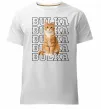 Чоловіча преміум футболка Фото та кличка улюбленця Білий фото