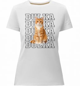 Жіноча преміум футболка Фото та кличка улюбленця