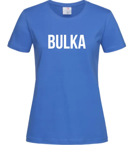 Жіноча футболка Bulka Яскраво-синій фото