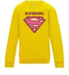 Дитячий світшот Supergirl Сонячно жовтий фото