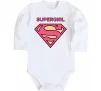 Дитячий бодік Supergirl Білий фото