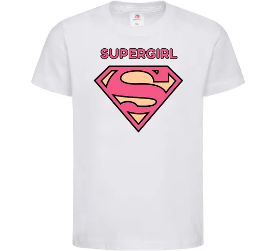 Дитяча футболка Supergirl Білий фото