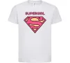 Дитяча футболка Supergirl Білий фото