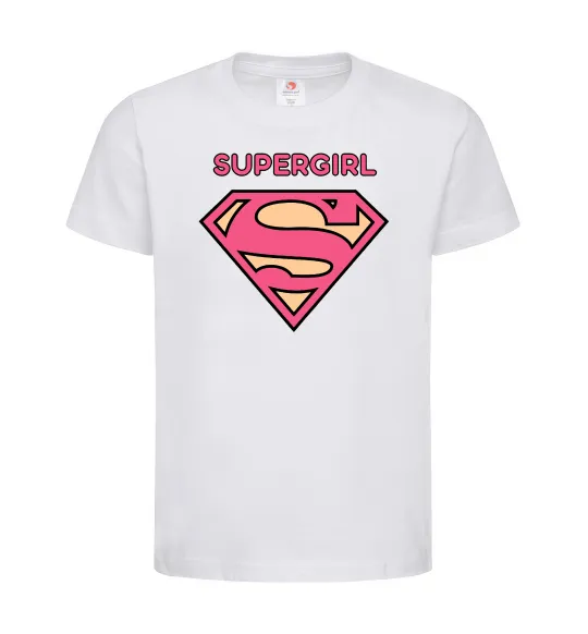 Дитяча футболка Supergirl Білий фото