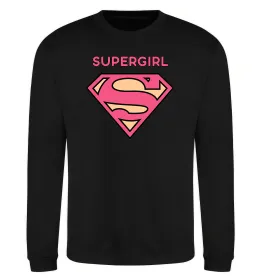 Свитшот Supergirl Черный фото
