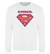 Світшот Supergirl Білий фото