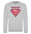 Світшот Supergirl Сірий меланж фото