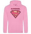 Жіноча толстовка (худі) Supergirl Рожевий фото