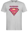 Чоловіча футболка Supergirl Сірий фото