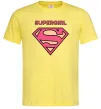 Чоловіча футболка Supergirl Лимонний фото