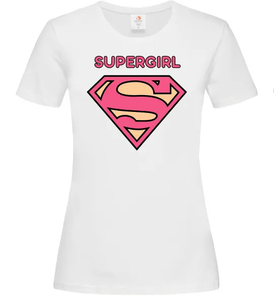 Жіноча футболка Supergirl Білий фото