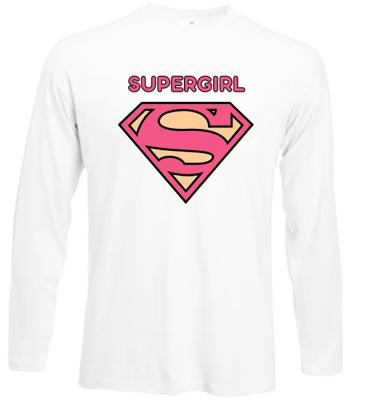 Лонгслів Supergirl Білий фото