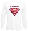 Лонгслів Supergirl Білий фото