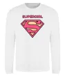 Світшот Supergirl Білий фото