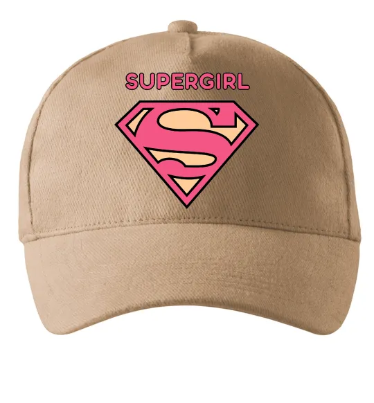 Кепка Supergirl Пісочний фото